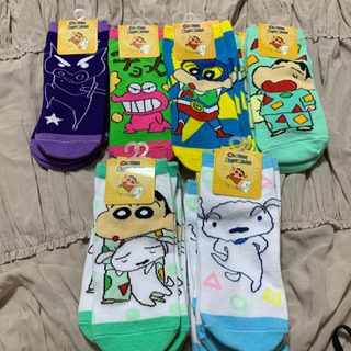 【新品未使用】クレヨンしんちゃん靴下8足セット