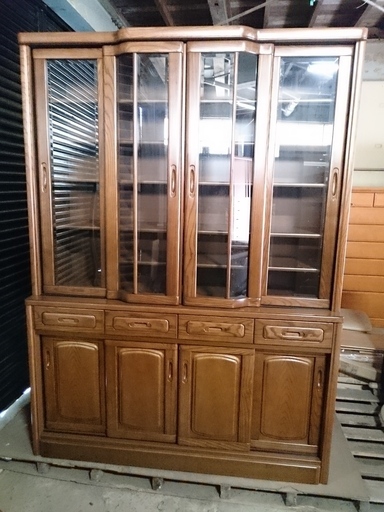 【中古】　食器棚　①