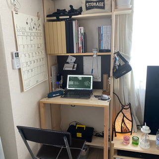 折りたたみ収納式 デスクの画像
