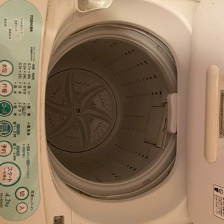 洗濯機 toshiba twin air dry 4.2kg取引中の画像