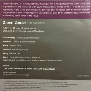 グレン・グールド The Alchemist（DVD）の画像