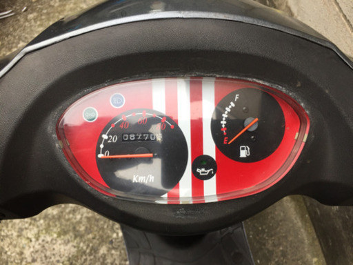 SYM 風 50cc 距離少ない