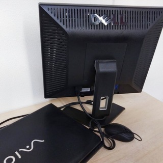 ■名古屋近郊無料持参！１週間保証！【美品！SONY VAIOノートパソコン(快速インテルCorei3& 4Gメモリ)】■マルチモニター構成(2画面)にしてありますので、とにかく見やすくて、PC作業効率も格段に早いですヨ！　★初心者安心、インターネットもExcel ・Wordもバッチリ使えます！ 　の画像