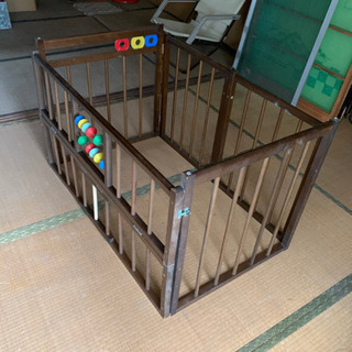 【引取限定】ベビーベッド・サークル