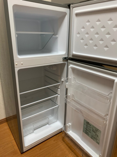 【一人暮らし向け】2ドア式冷蔵庫　118L