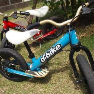 美品☆D-BIKE KIX ブルー キッズバイク キッズ自転車 （ストライダー系キックバイク）の画像