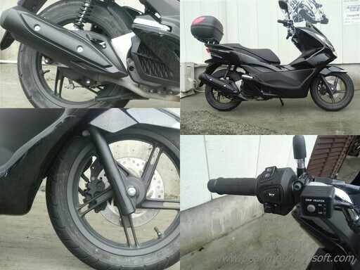 ホンダ　PCX125　低走行3850ｋｍ　スクーター　グリップヒーター　トップケース付き　佐賀　九州