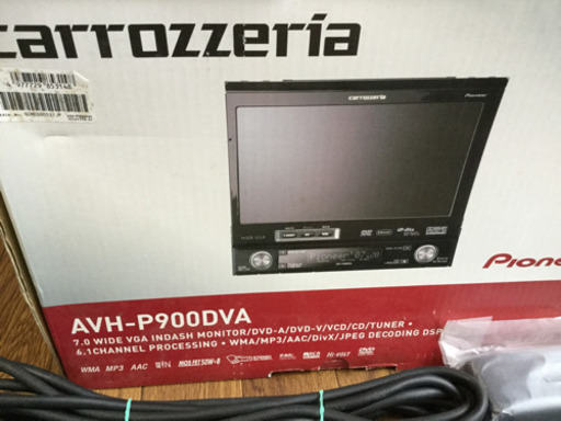 日本国内へ発送可‼️１ＤＩＮサイズの最高峰インダッシュタイプヘッドユニットcarrozzeria AVH-P900DVA
