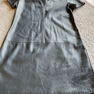 ZARA 合成皮ワンピース