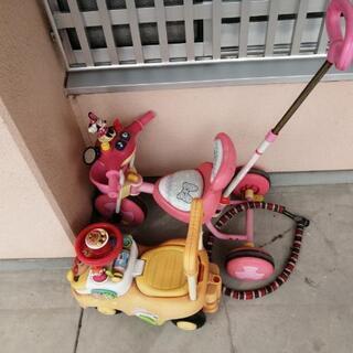 値下げました。補歩器、ベビーカー、子供椅子、自転車、おもちゃなどの画像