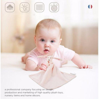 ベビー用スタイ よだれかけ　　ブルー・ピンクのいずれ一点お選びの画像