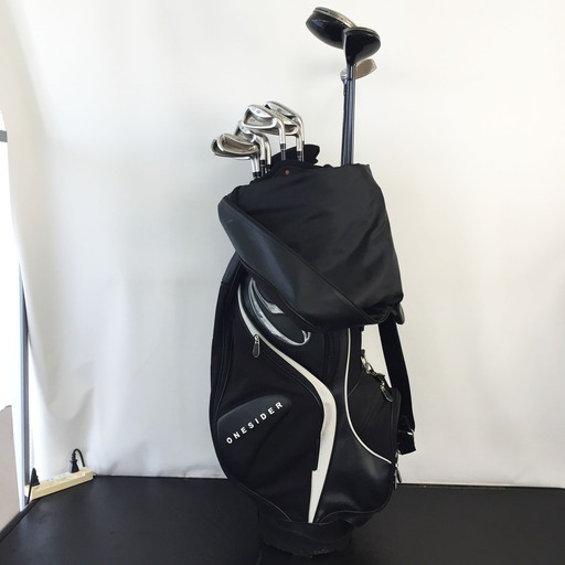 中古☆ONESIDER 初心者向け 練習用 男性用 クラブ12本セット バッグおまけ★