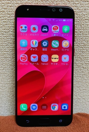 美品＊ASUS SIMフリー◆ZenFone 4 Selfie Pro◆”ZD552KL クラシックレッド