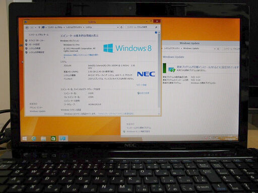★お値下げ★KD47◆)お値下げ■中古ノートパソコン■ NEC VersaPro VJ19EF-H 2013年製 ブラック Celeron：1.9G メモリ:2G Win8.1正規ライセンス★ゆうパック発送可能※送料別