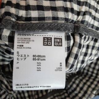 ⭐ユニクロ　チェックパンツ　Sサイズの画像