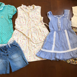 ワンピースと短パン 120cm