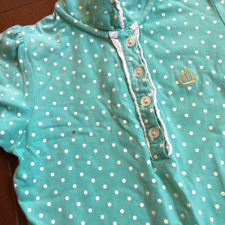 ワンピースと短パン 120cmの画像