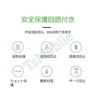 2A USB2ポート AC充電アダプター PES認証 USB充電器 iPhone 充電Type-C 急速 同時 充電 アップル アンドロイド andoroid スマホ ipadチャージャポイント消化の画像