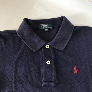 【PoLo】ポロ/半袖/ポロシャツ/子供用/サイズ130/中古/by Ralph Lauren/ラルフローレン/手渡しのみ/値段交渉不可の画像