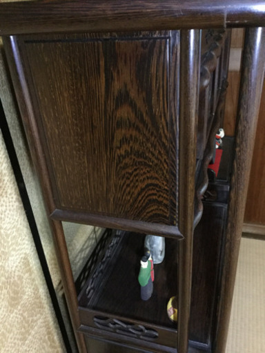 中古　和家具　飾り棚　 　幅101.5　　奥行32.5　　高さ114.5　 （ｃｍ）