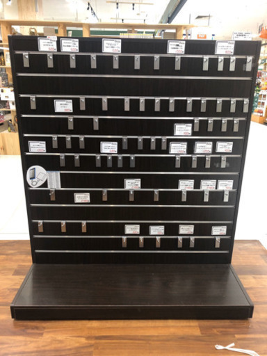 【定価46440円！】展示什器 リスタ中央両面タイプ 美品 W120 ブラウン