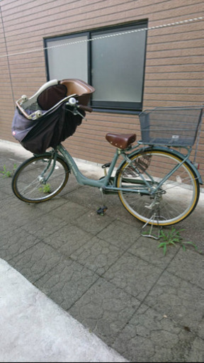 今すぐ乗れます！美品！and mama子ども乗せ自転車　
