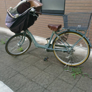 今すぐ乗れます！美品！and mama子ども乗せ自転車