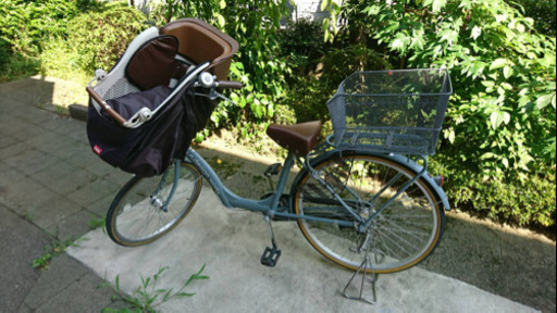 今すぐ乗れます！美品！and mama子ども乗せ自転車　