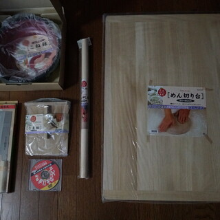 【値下げ】めん打ち道具一式　　パール金属・そば打ちま専科