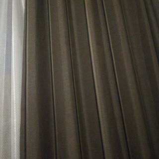 NITORI　茶色ストライプス