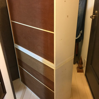 薄型白いチェスト　差し上げます。(受付終了しました)の画像