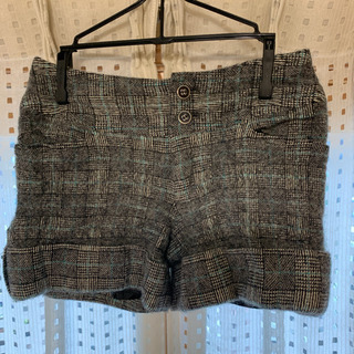交換可 チェク ショートパンツ