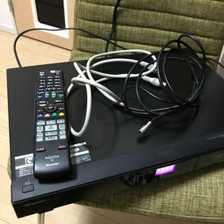 SHARP/シャープBD-HDS53 Blu-rayレコーダー☆HDD320GB☆1チューナー☆初期化済み☆リモコンHDMI端子やテレビ端子付き☆の画像