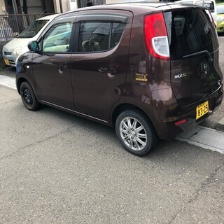 ディズニーハンドルカバー、ステッカー★総額8.8万円 平成18年式 ニッサン モコ E(MG22S) 11.5万キロ 車検令和3年2月 ブラウンの画像