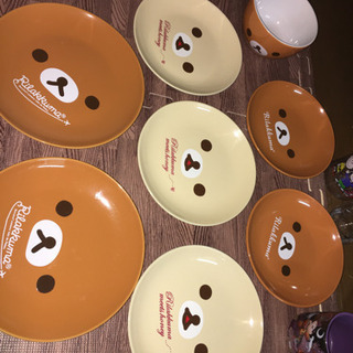 ローソン景品　リラックマ食器セット　