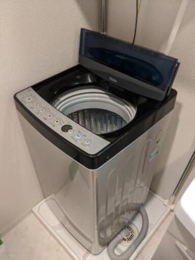 2019年製 Haier洗濯機 5.5kg ステンレスブラック