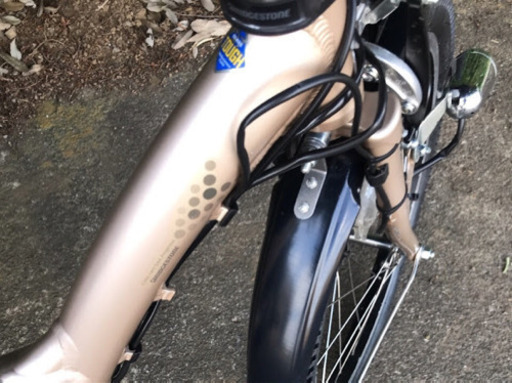 ✳️C02S電動自転車F89V✴️ブリジストンアンジェリーノ?長生き8アンペア? 小柄なママでも安心の低床設計＞ 3人乗り(幼児2人同乗)対応 子乗せ 