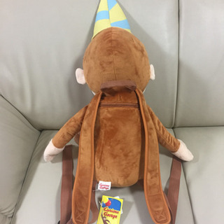【値下げ・未使用】おさるのジョージ ぬいぐるみ リュックの画像