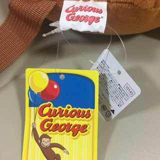 【値下げ・未使用】おさるのジョージ ぬいぐるみ リュックの画像