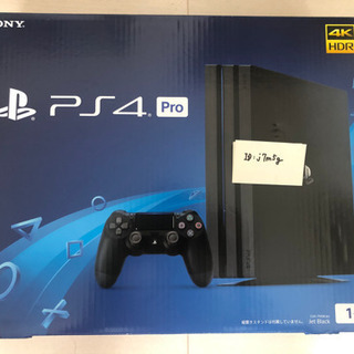 PS4 Pro 本体 1TB ブラック 新品未使用　売ります