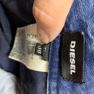 DIESEL ディーゼル　デニム　ハーフパンツ　ブラックゴールドの画像