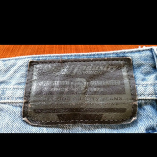 DIESEL ディーゼル　デニム　ハーフパンツ　ブラックゴールドの画像