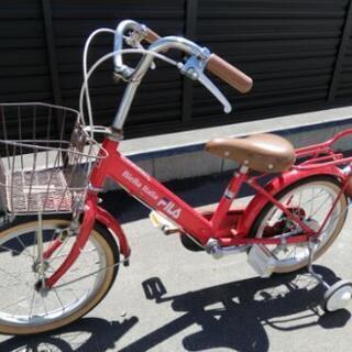 自転車　16インチ　赤　FILA　ダイシャリン　