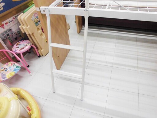 ニトリ システムベッド 幅102×奥205×高さ117㎝ キッズ用 キャスター付き収納デスク 組み立て式 苫小牧西店