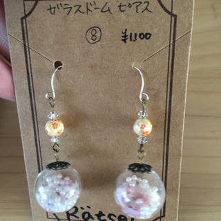 ガラスドームピアス　各種