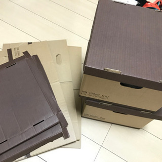 収納ボックス　組み立て　5個