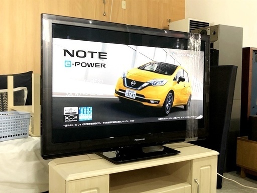 札幌近郊　送料無料　Panasonic VIERA 42V型 ハイビジョン プラズマテレビ TH-P42GT3 リモコン付き 42インチ