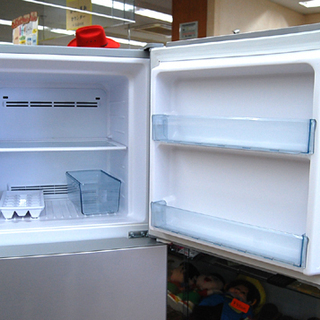 美品 冷蔵庫 230L 2018年製 2ドア 日立 R-23JA シルバー 冷凍 HITACHI 200L