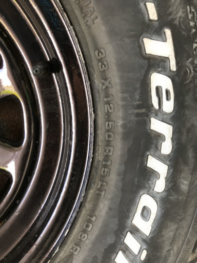 ホイール・タイヤ　4本セット　BF GOODRICH AT 130サーフ　プラド