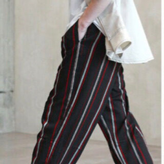 ソユーズ　ワイドパンツ  ストライプ